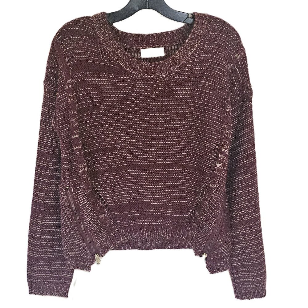 Altar'd‎ State Maroon Knit Sweater Med